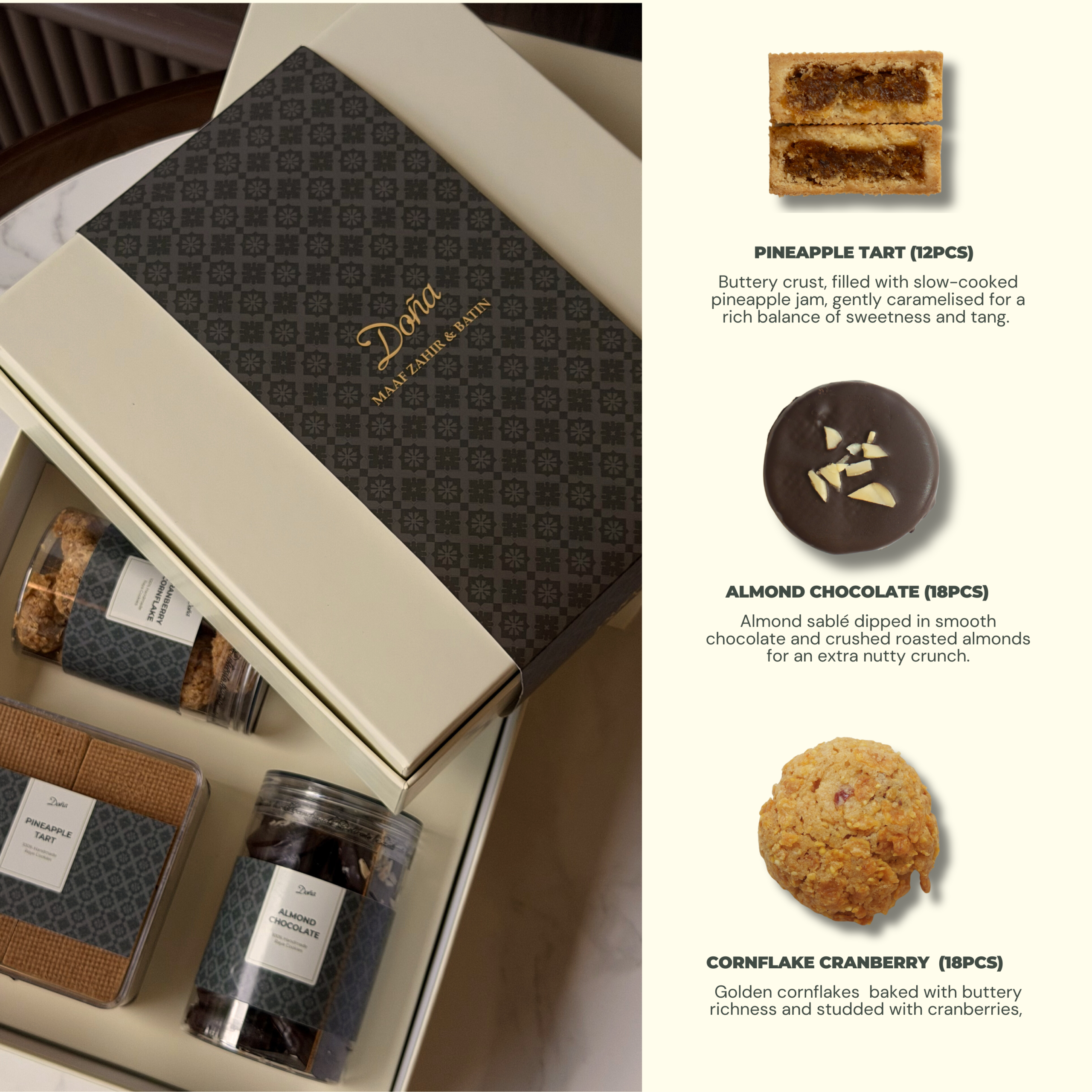 Raya Cookies Gift Box - Biskut Raya Doña - Image 3