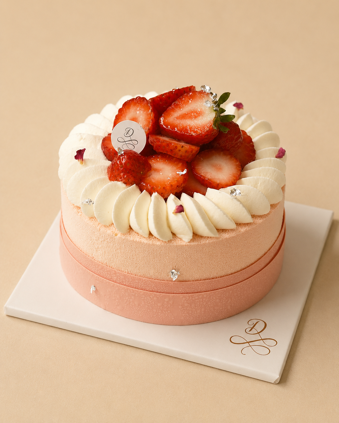 Strawberry Vanilla (5" Whole Cake) - Image 1