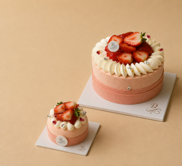 Strawberry Vanilla (5" Whole Cake) - Image 2